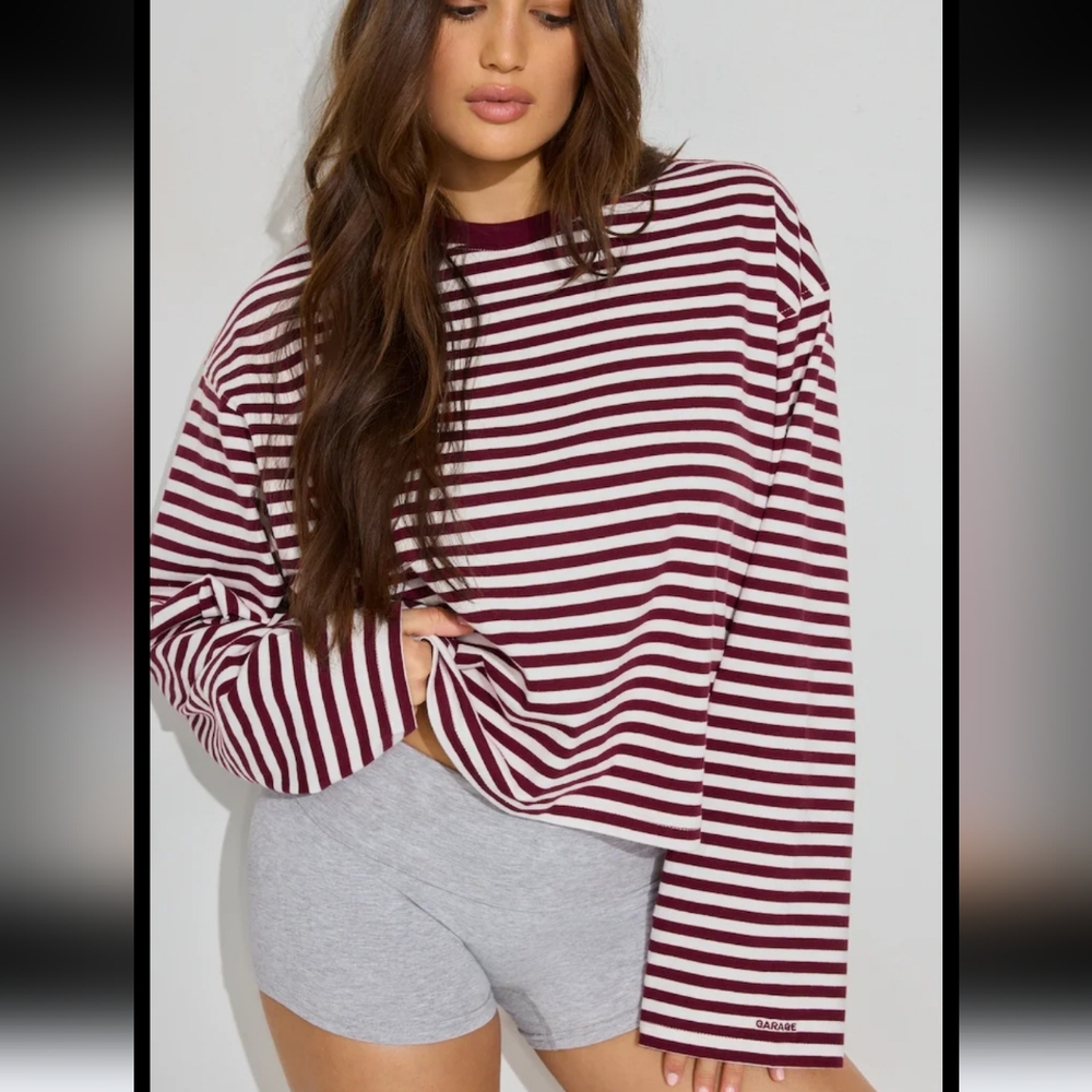 Garage Long Sleeve Top Size Largr